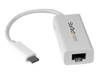 StarTech.com Adaptateur USB C vers Gigabit Ethernet - Compatible Thunderbolt 3 - Support du pilote natif pour MacBook Windows et Chrome OS