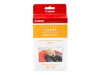 Canon RP-54 Print ribbon cassette and paper kit for SELPHY CP1200, CP9