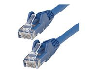 StarTech.com 3ft (90cm) LSZH CAT6 Ethernet Cable, 10 Gigabit Snagless RJ45 100W PoE Patch Cord, CAT 6 10GbE UTP Network Cable w/Strain Relief, Blue/Fluke Tested/ETL/Low Smoke Zero Halogen - Category 6, 24AWG (N6LPATCH3BL)