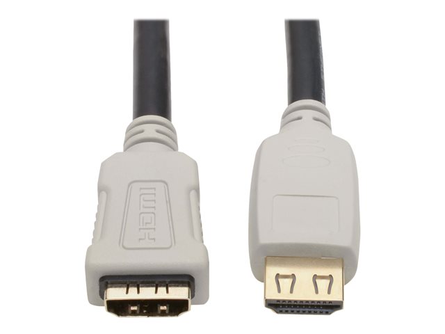 Tripp Lite High-Speed HDMI 2.0b Extension Cable, Gripping Connector - 4K Ethernet, 60 Hz, 4:4:4, M/F, 15 ft. (4.6 m)