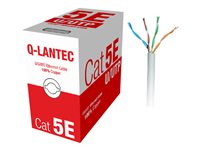 ALANTEC Q-LANTEC CAT 5e Ikke afskærmet parsnoet (UTP) 305m Bulkkabel Lysegrå