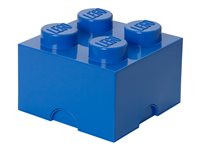 LEGO Storage Brick 4 Opbevaringsboks Lysende blå