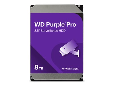 WD Purple Pro 8.9cm (3.5) 8TB SATA3 7200 256MB WD8002PURP - WD8002PURP