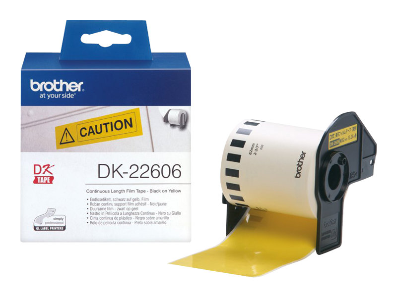 Brother DK-22606 film Roll (6.2 cm x 15.2 Product shot Right-angle 79550