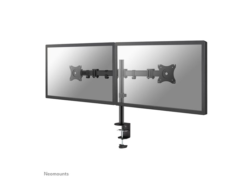 NEOMOUNTS Flat Desk Mount 2 screens Blk