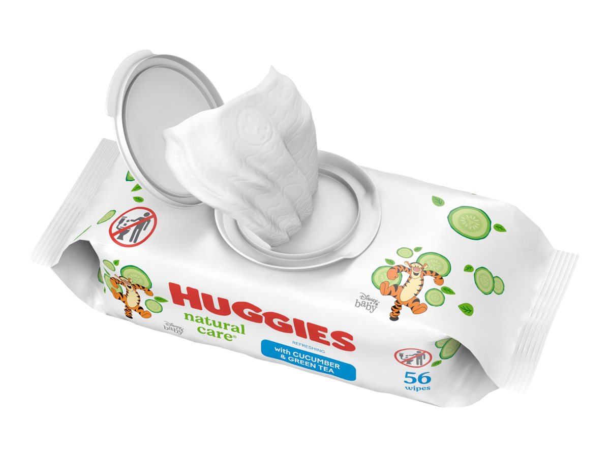 Huggies Natural Care Refreshing Baby Wipes - Cucumber and Green Tea