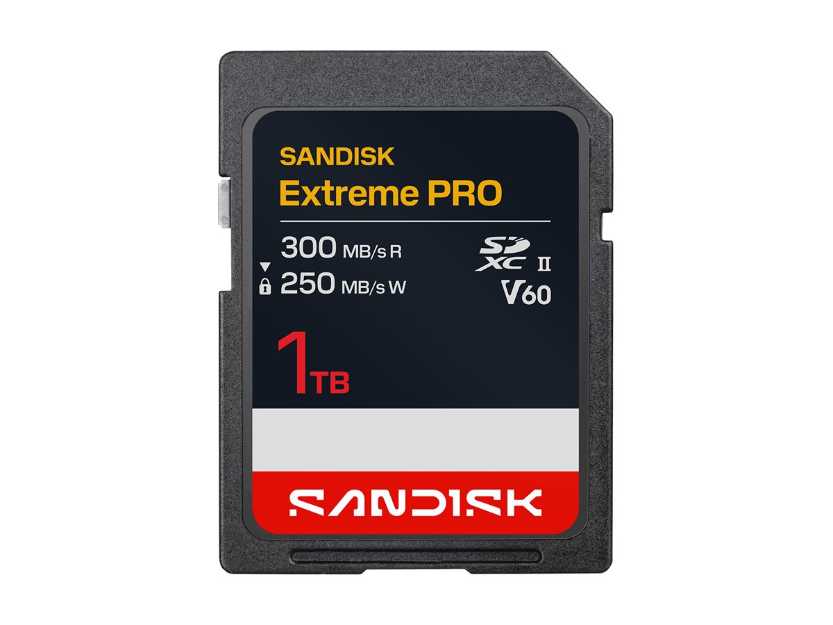 SanDisk Extreme PRO - paměťová karta flash - 1 TB - SDXC UHS-II
