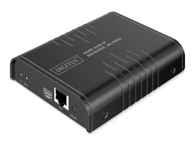 DIGITUS HDMI KVM IP Receiver 4K/60Hz schwarz