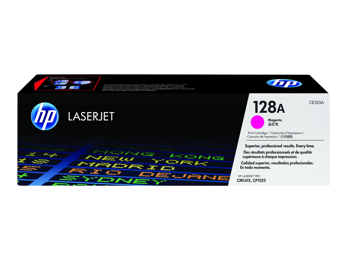 HP 128A Magenta LaserJet Print