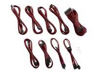 CableMod PRO Series ModMesh C-Series AXi, HXi & RM Cable Kit Strømkabelpakke Rød