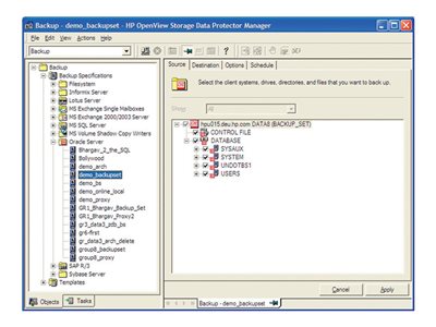 Micro Focus Data Protector ZDB Extension for HP StorageWorks EVA and HP VA disk arrays