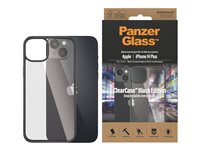 PanzerGlass ClearCase Beskyttelsescover Sort Gennemsigtig Apple iPhone 14 Plus