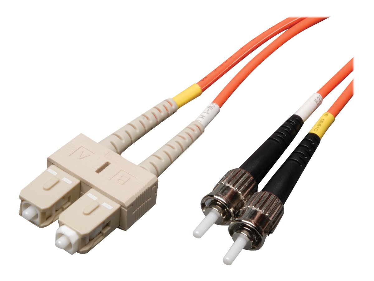 Tripp Lite 2M Duplex Multimode 62.5/125 Fiber Optic Patch Cable SC/ST 6' 6ft 2 Meter