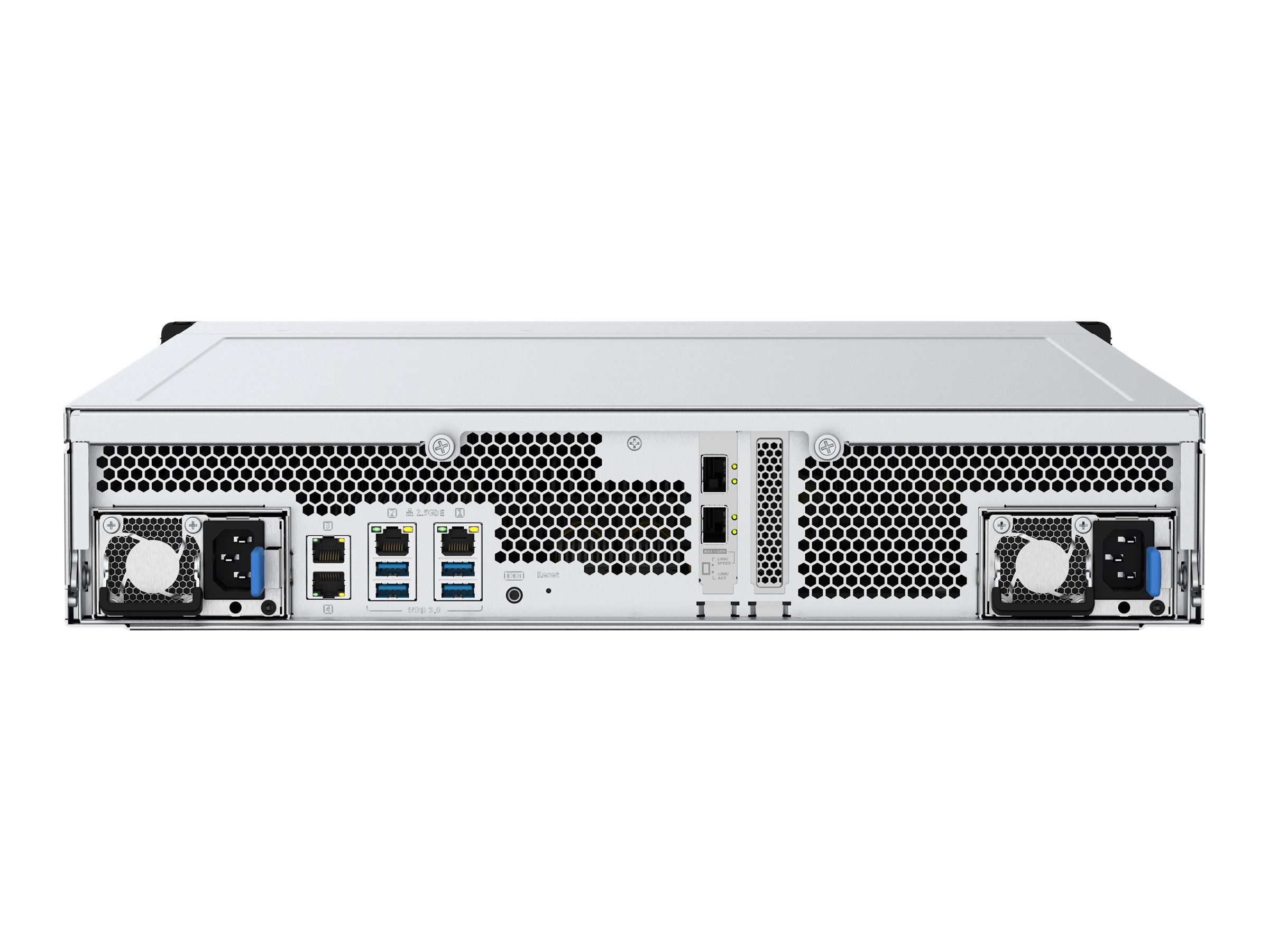 QNAP TDS-h2489FU-4314-256G, NAS server, 24 bays, rack-mountable, SATA 6Gb/s, RAID JBOD, 0, 1, 10, 5, 50, 6, 60, RAM 256 GB, 25 Gigabit Ethernet / 2.5 Gigabit Ethernet, iSCSI support, 2U - Image 7