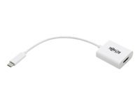 Tripp Lite USB-C to HDMI Adapter (M/F) - 8K 60 Hz, HDR, 4:4:4, HDCP 2.3, White