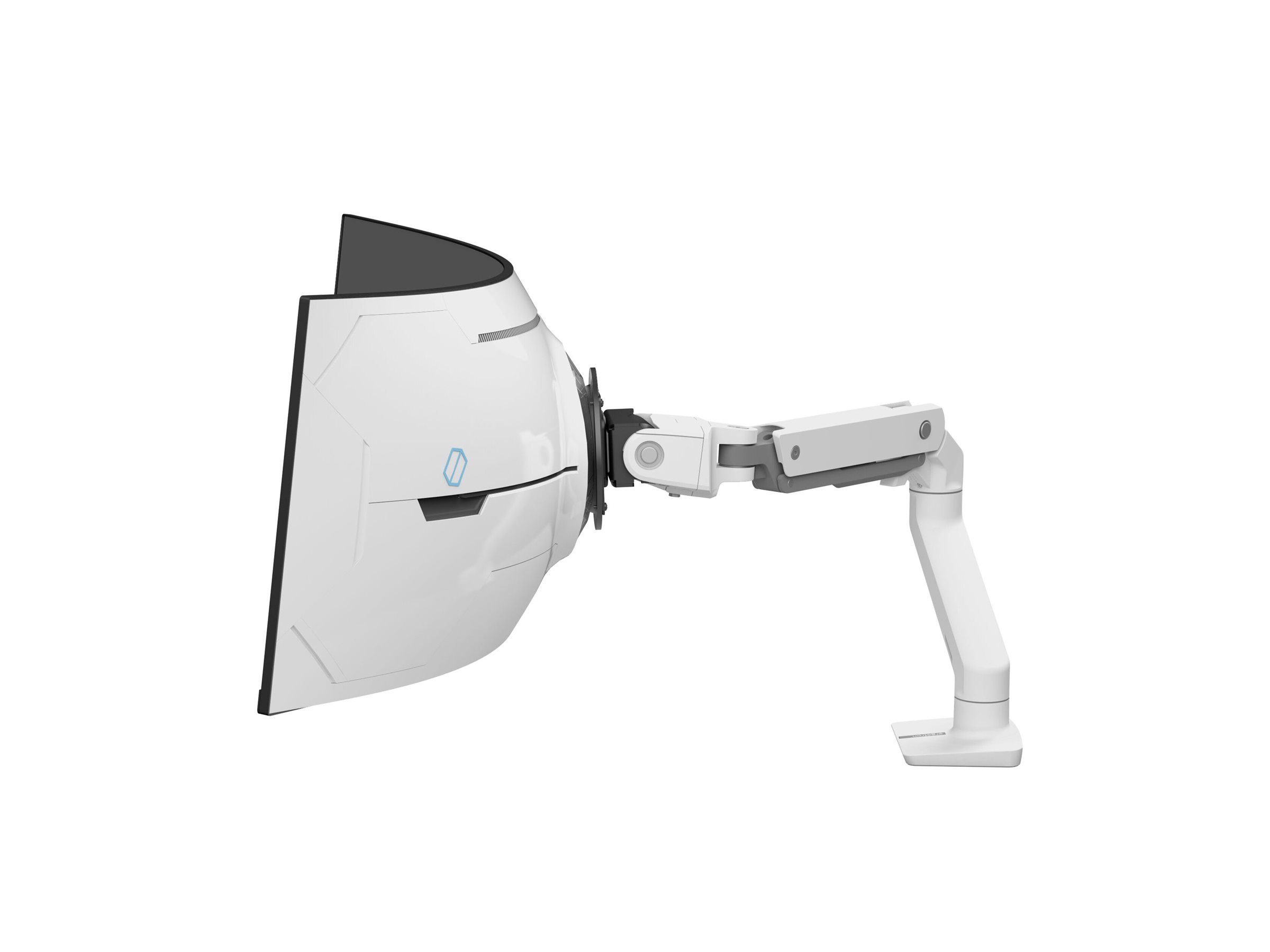 Ergotron HX mounting kit Constant Force Technology for curved LCD display for extreme-depth Schematic image Multi-angle 68801