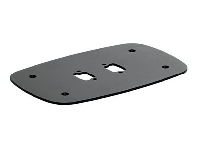 PFF 7060 B - Floor mounting plate - Black - Black