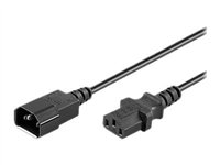 goobay Strøm IEC 60320 C14 Strøm IEC 60320 C13 Sort 1.5m Forlængerkabel til strøm