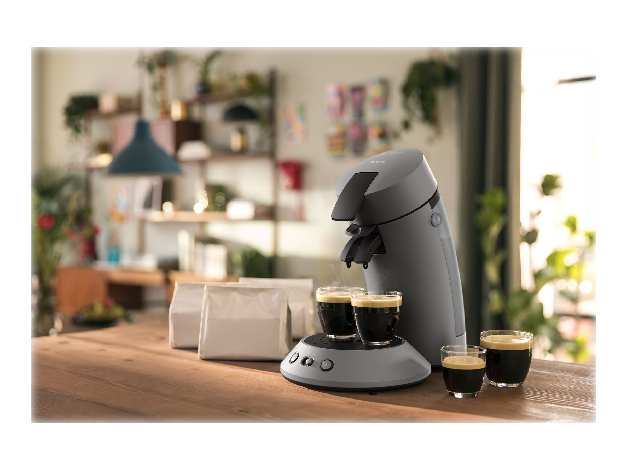 Philips Senseo Original Plus CSA210 Kaffemaskine Kashmirgrå | Stort ...