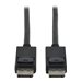 Eaton Tripp Lite Series DisplayPort 2.1 Cable with Latching Connectors (M/M), 8K 60 Hz, 40 Gbps, HDR, HBR3, MST, 4:4:4, HDCP 2.2, Black, 6 ft. (1.8 m)