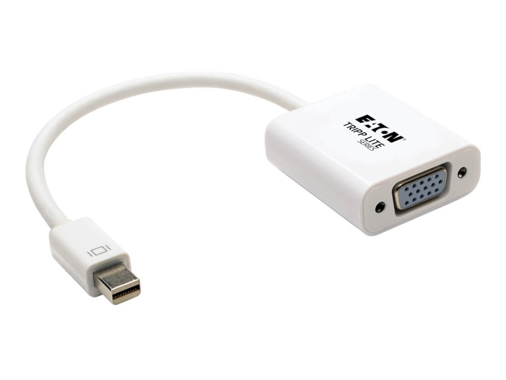 Tripp Lite 6in Mini DisplayPort to VGA Adapter Active Converter mDP to VGA M/F DPort 1.2 6"