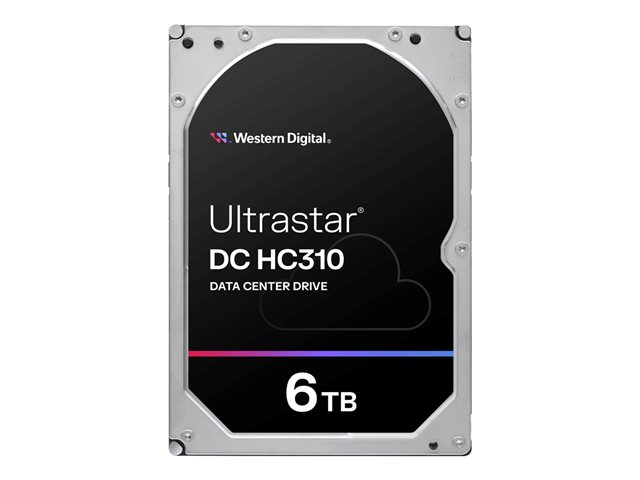 WESTERN DIGITAL Ultrastar 7K6 6TB HDD SAS Ultra 256MB cache 12Gb/s 4KN TCG P3 7200Rpm 3.5inch Bulk H