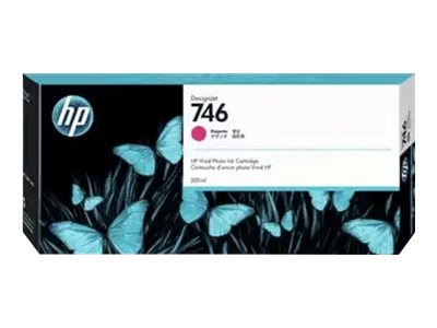 HP 746B magenta original DesignJet ink Package view Front 80028