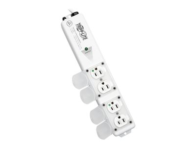 Tripp Lite Safe-IT Power Strip Medical Hospital Grade Antimicrobial UL 60601-1 4 Outlet 6' Cord