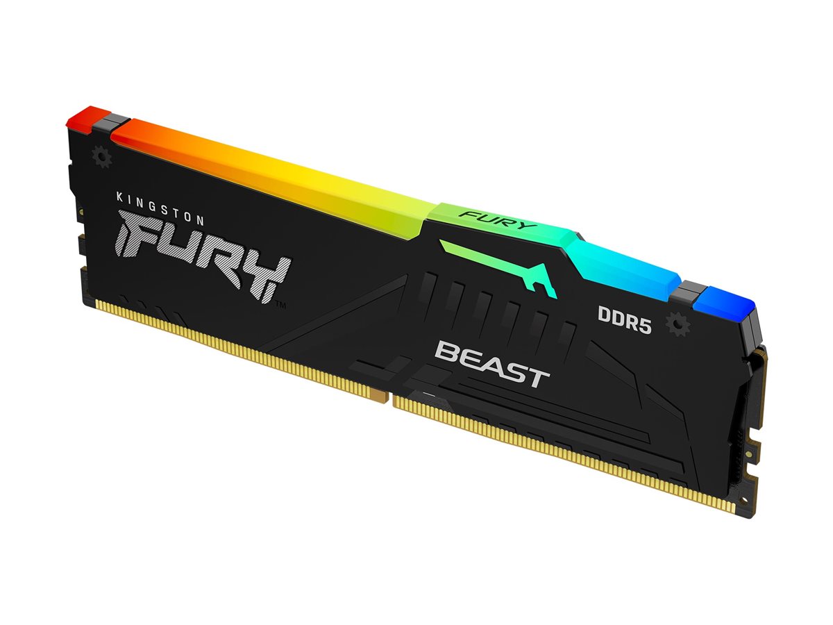 Kingston FURY Beast RGB - DDR5 - modul - 8 GB - DIMM 288-pin / PC5-44800 - bez vyrovnávací paměti – foto 2