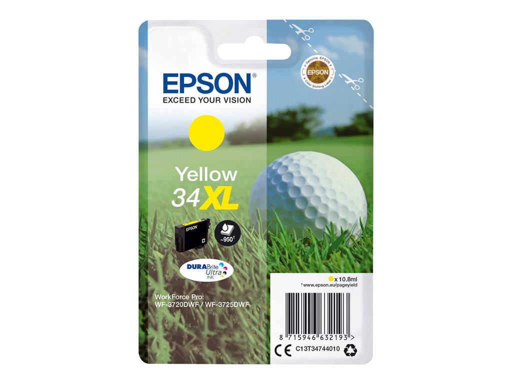 EPSON 2LB Singlepack 34XL Ink Yellow w/s