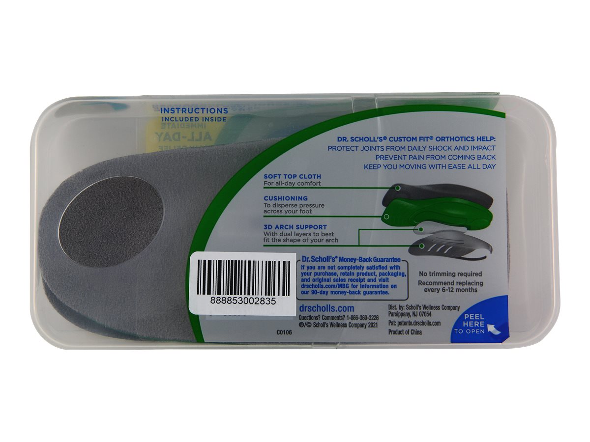 Dr scholl's sale custom fit insoles