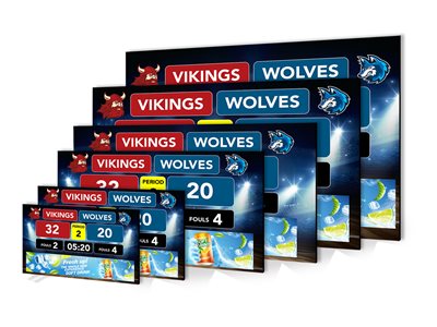 Planar SBI-10x6 - Scoreboard Complete Series LED video wall