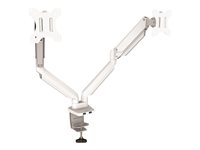 FELLOWES Bras Porte-Ecrans Double Blanc