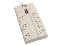 Eaton Tripp Lite Series Surge Protector 120V 5-15R 8 Outlet 8' Cord 1440 Joule