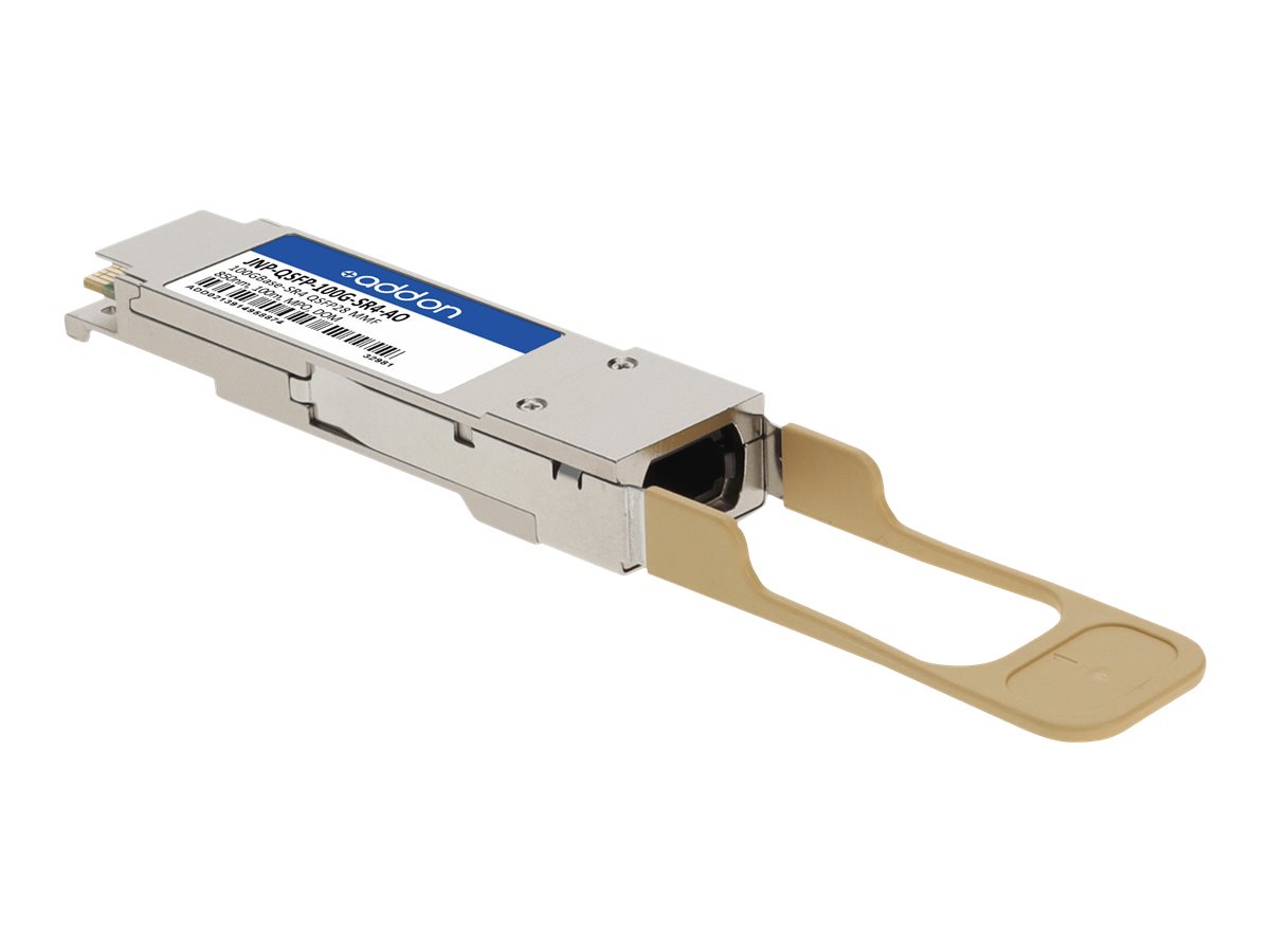 AddOn - QSFP28 transceiver module (equivalent to: Juniper Networks JNP-QSFP-100G-SR4)