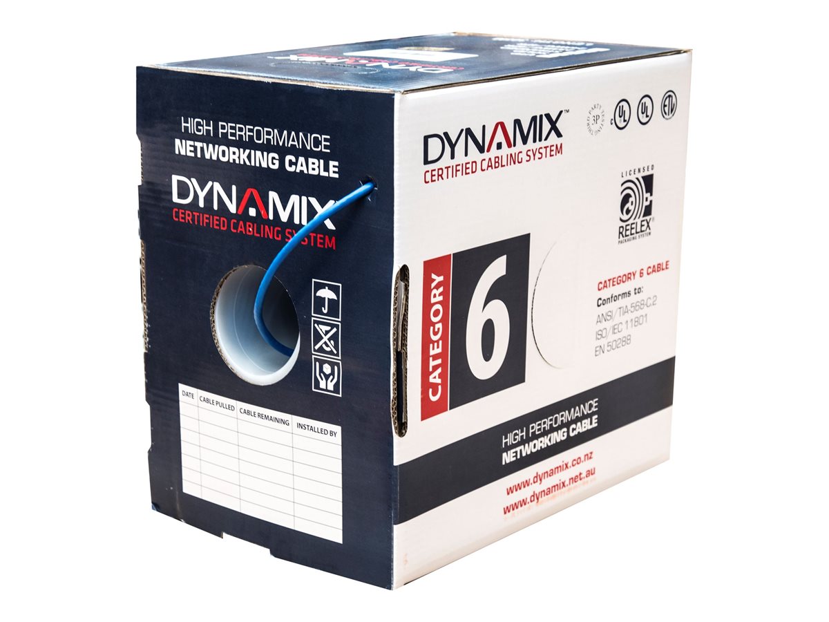 Dynamix High Performance C-C6-LSZH24-BLUE, bulk cable, 305 m, blue