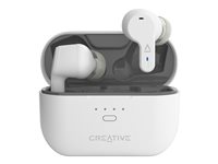 Creative Zen Air Pro Trådløs Ægte trådløse øretelefoner Sort Hvid