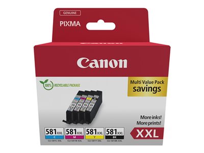 CANON CLI-581XXL Ink Cartridge C/M/Y/BK - 1998C006