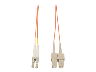Tripp Lite 25M Duplex Multimode 62.5/125 Fiber Optic Patch Cable LC/SC 82' 82ft 25 Meter