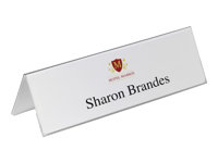 Durable 105x297mm bordskilteholder 25 stk. transparent