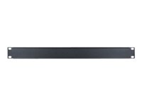 Intellinet 19" Blank Panel, 1U, Black - blank panel - 1U