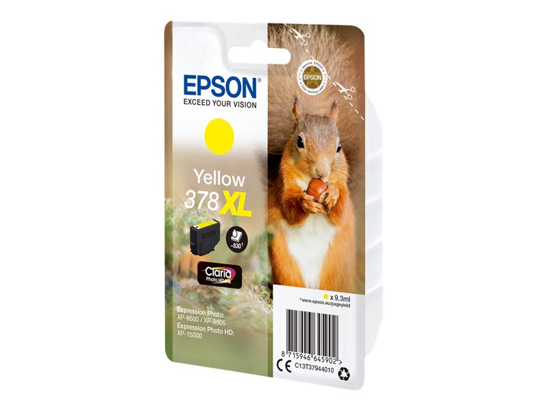 EPSON 4LB 378XL Yellow Ink Cartridge w/s
