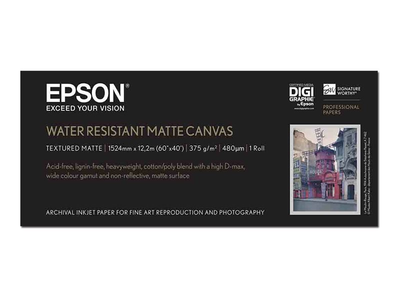 EPSON Paper roll matte Canvas 60x40zoll