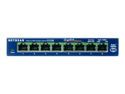 NETGEAR GS108GE, Netzwerk Switch Nicht verwaltet, 8-Port GS108GE (BILD6)