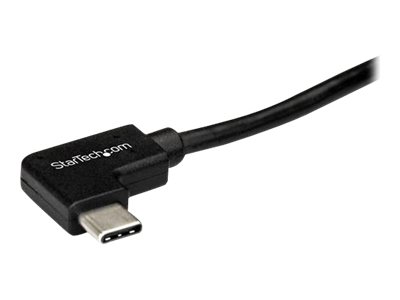 StarTech.com Right Angle USB-C Cable - 1m / 3 ft - Reversible - M/M - USB Type C Cable - USB-C Charge Cable - USB C to USB C Cable (USB2CC1MR)