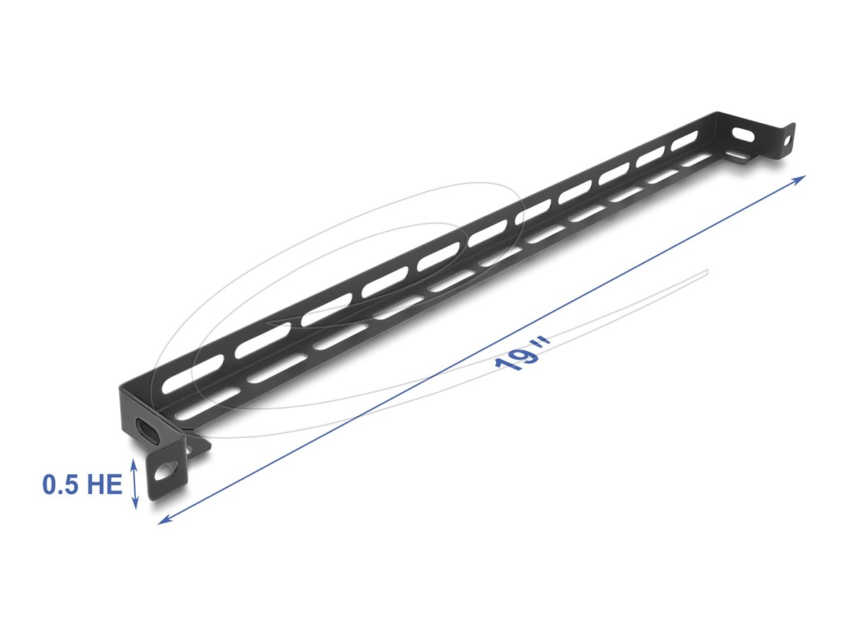 Delock 19  0.5U L-shaped panel 50 mm wit