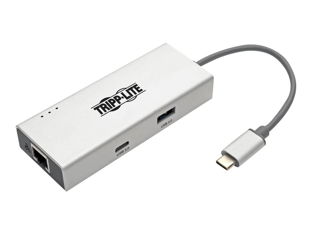 Tripp Lite USB C to HDMI Docking Station Adapter w/ USB-A Hub, USB-C PD Charging, Gigabit Ethernet Port, USB Type C, USB-C, USB TYpe-C