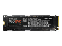Samsung 960 EVO MZ-V6E250BW SSD encrypted 250 GB internal M.2 2280 PCIe 3.0 x4 (NVMe) 
