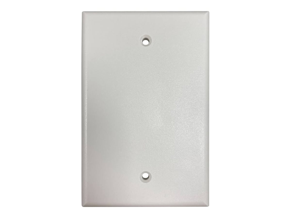 Eaton Tripp Lite Series Blank Wall Plate, Antibacterial, Ivory Matte, TAA