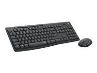 Logitech MK295 Silent - keyboard and mouse set - QWERTY - English - graphite